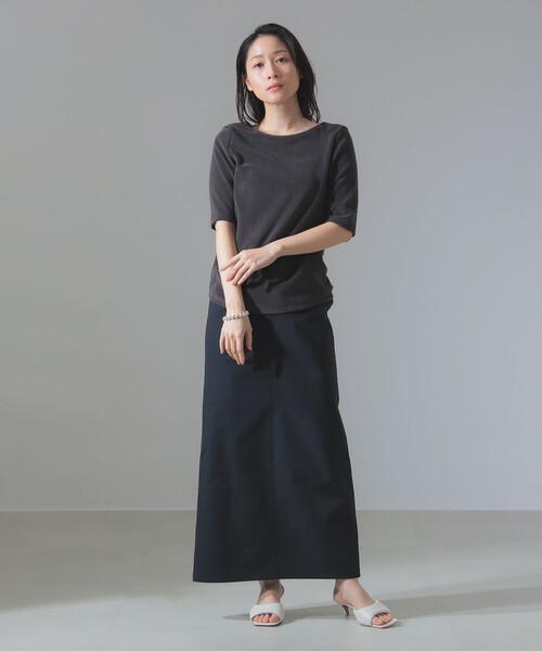 tシャツ バックオープンプルオーバー レディース Olu. tシャツ シアーバックオープンプルオーバー レディース