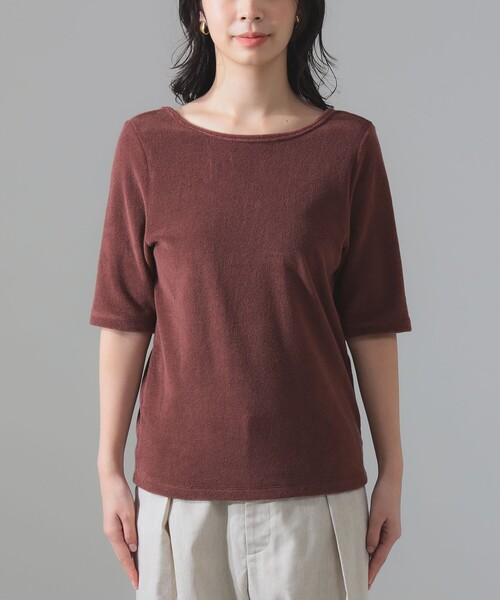 Demi-Luxe BEAMS tシャツ バックオープン パイル プルオーバー