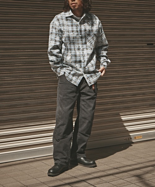 ALL RUNS シャツ Vintage Finish Check Shirt / ヴィンテージ加工