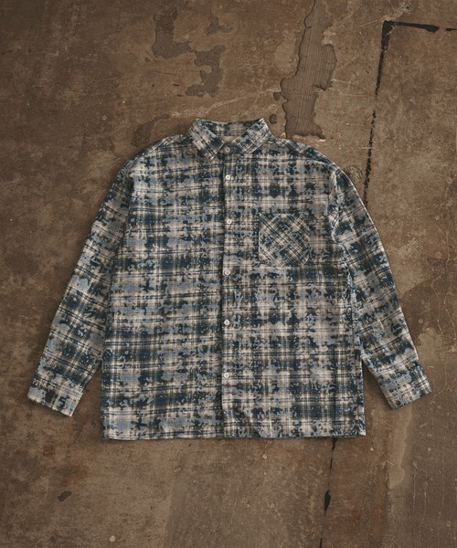 VINTAGE FLANNEL CHECK SHIRT ヴィンテージ シャツ ALL RUNS シャツ Vintage Finish Check Shirt / ヴィンテージ加工