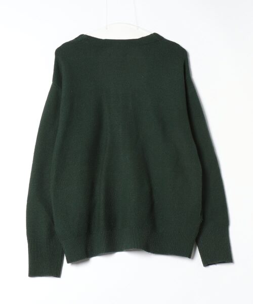 「TOWNCRAFT」 ニットカーディガン FREE グリーン レディース_画像2