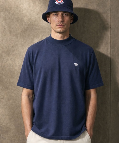【美品】TMT.CLASSIC ネイビー ポロシャツ サイズL TMT classic ポロシャツ DRY KNIT MOCK NECK メンズ : ZOZOTOWN Yahoo