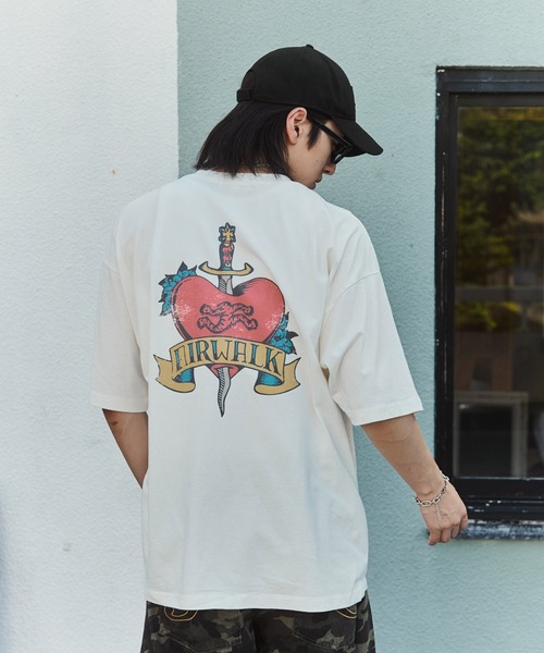 AIRWALK（エアウォーク） tシャツ 「AIRWALK」ヴィンテージライク