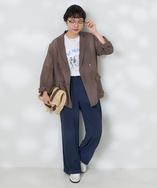 FREAK'S STORE スラックス パンツ 「接触冷感/UVカット」機能