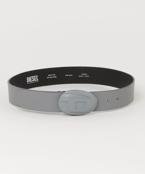 【値下げなし】DIESEL ベルト 85サイズ DIESEL」 ベルト 85 ライトグレー メンズ