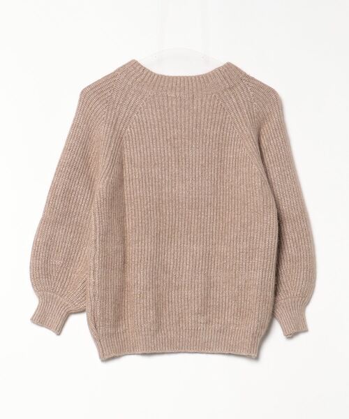 「Simplicite」 長袖ニット - ブラウン レディース_画像2