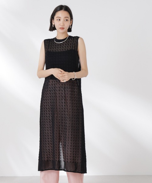 UNITED ARROWS バッククロスノースリーブニットワンピース 楽天市場】【SALE／40%OFF】＜UNITED ARROWS＞バッククロス