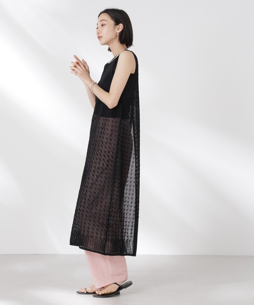ファイユ★透かし編み★ニットワンピース★ VALENTINO GARAVANI VALENTINO GARAVANI 透かし編みニット ミニワンピース | THE