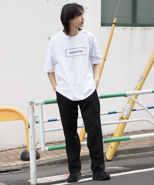 SEVEN'S Tシャツ XL ホワイト SEVEN BY 「SEVEN SEVEN」 半袖Tシャツ M ホワイト メンズ