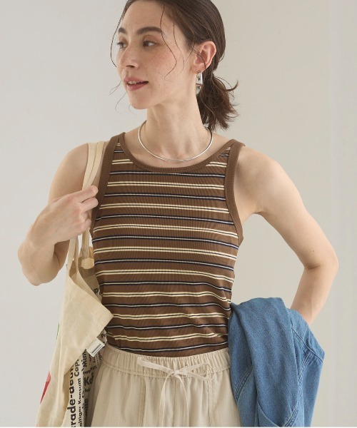 D&G ストライプ タンクトップ 28/42 D&G ストライプ タンクトップ 28/42