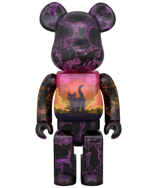 最安値 定価以下 ベアブリック ブラックナイト 100&amp;400% 2体セット BE@RBRICK SERIES 49