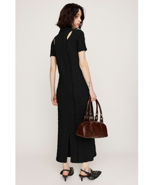 SLY バック オープン カット ジャガード ロング ワンピース SLY ワンピース BACK OPEN CUT JQ L/OP バック オープン カット