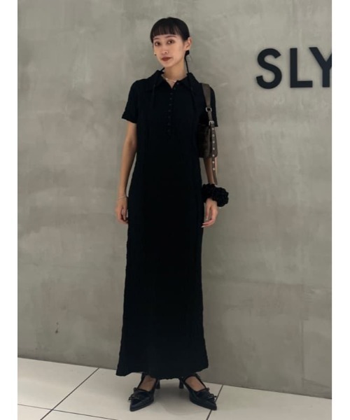 SLY ワンピース BACK OPEN CUT JQ L/OP バック オープン カット