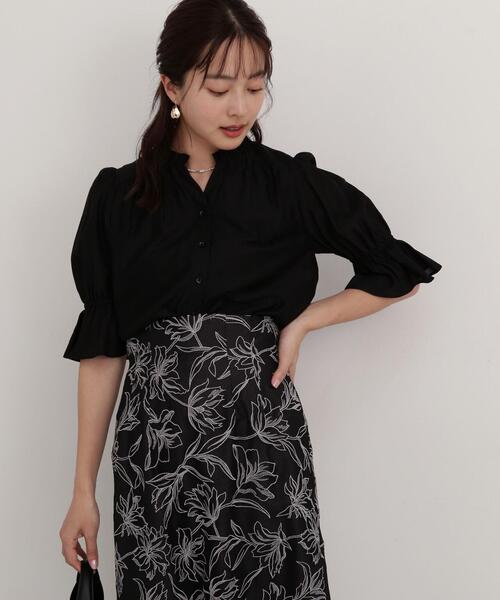 「PROPORTION BODY DRESSING」 7分袖ブラウス MEDIUM ブラック レディース