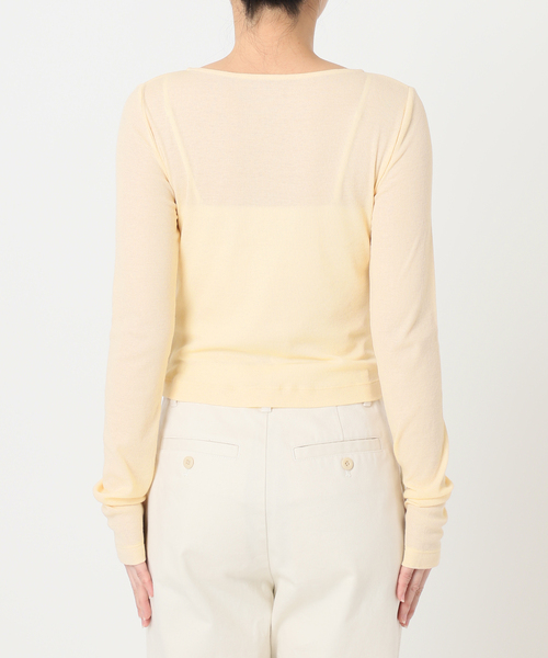 ユー バイ スピック＆スパン（U by SPICK&SPAN）/コットンテレココンパクトカーデ U by SPICK&SPAN（ユーバイスピックアンドスパン） カーディガン