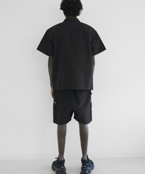 STYLISE シャツ 「MLVINCE / メルヴィンス」NYLON S/S SHIRTS