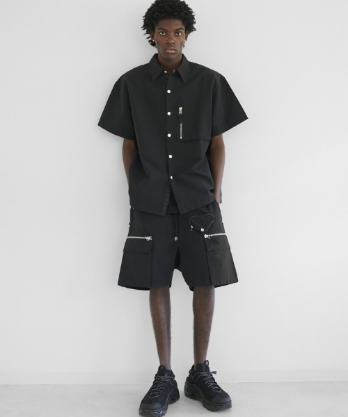 STYLISE シャツ 「MLVINCE / メルヴィンス」NYLON S/S SHIRTS