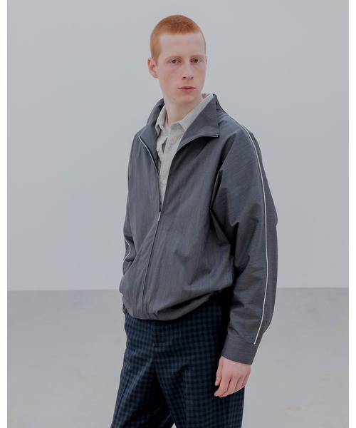 uniform experiment ブルゾン アウター REFINED PIPING TRACK JACKET 