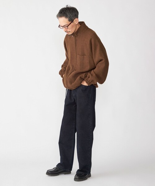 SHIPS（シップス） ジーンズ SHIPS: フロッキー ワイド デニム パンツ