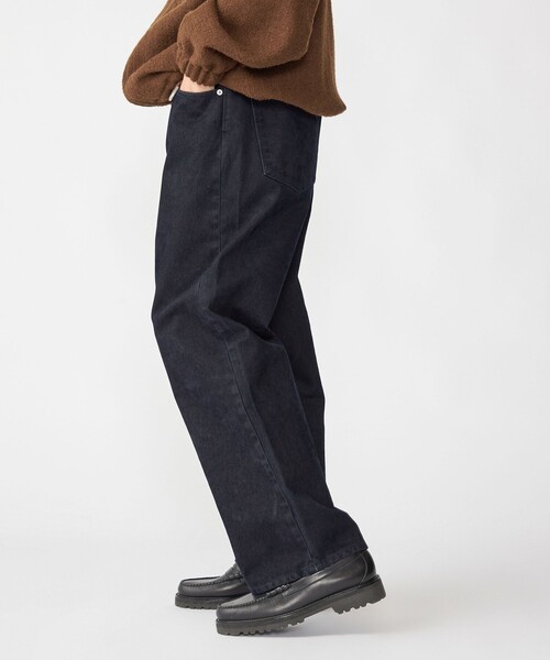 SHIPS（シップス） ジーンズ SHIPS: フロッキー ワイド デニム パンツ