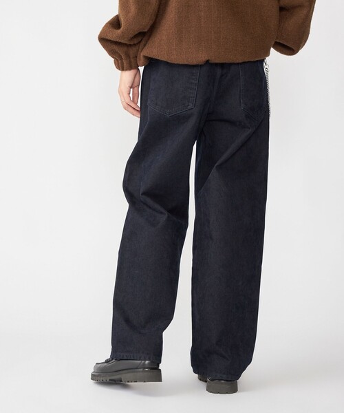 SHIPS（シップス） ジーンズ SHIPS: フロッキー ワイド デニム パンツ