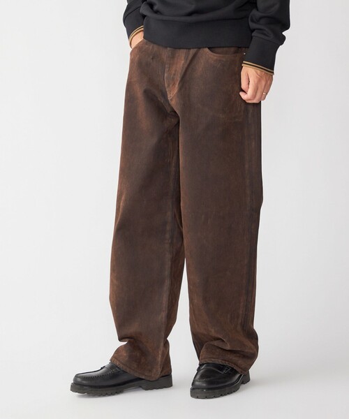 SHIPS（シップス） ジーンズ SHIPS: フロッキー ワイド デニム パンツ