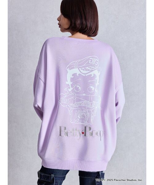 BETTY BOOP トレーナー スウェット BETTY×GYDA GLITTER