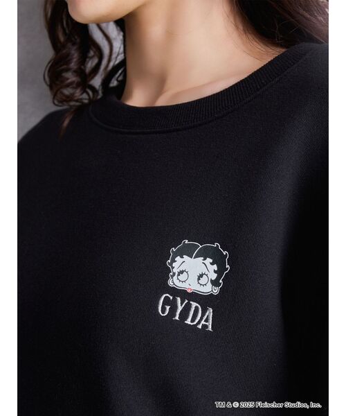 トレーナー スウェット BETTY×GYDA GLITTER embroideryプルオーバー レディース BETTY×GYDA GLITTER embroideryプルオーバー[品番：MKSW0066127