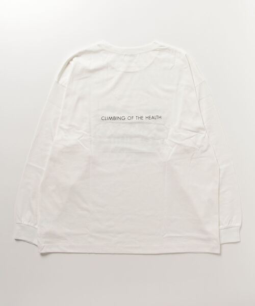 「BROKEN BASE」 長袖Tシャツ MEDIUM 杢グレー メンズ