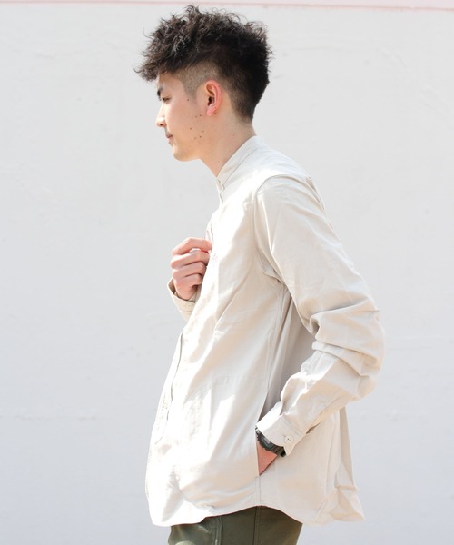 Danton 「DANTON」 長袖シャツ 42 ナチュラル メンズ : ZOZOTOWN