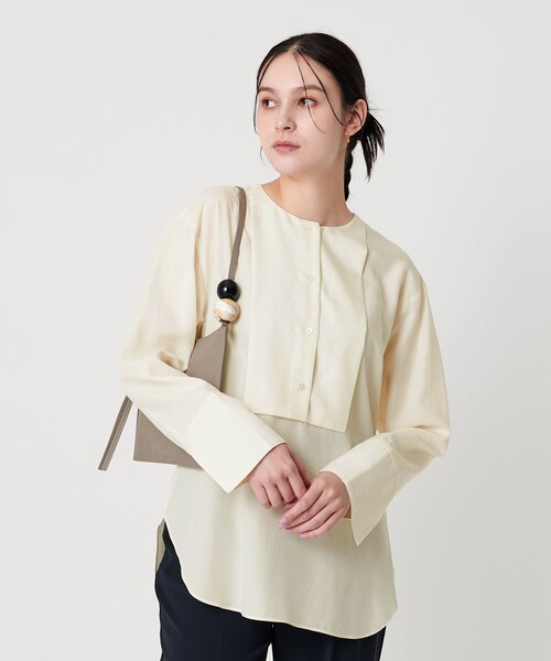 BEAUTY＆YOUTH UNITED ARROWS ブラウス シャツ セルロース ビブ