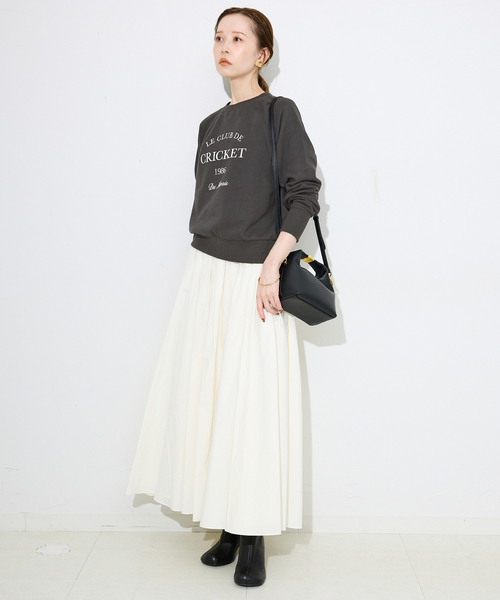 SLOBE IENA
P/NPタフタダウンベスト  ベージュ SLOBE IENA ニット セーター embroideryハンドニット レディース