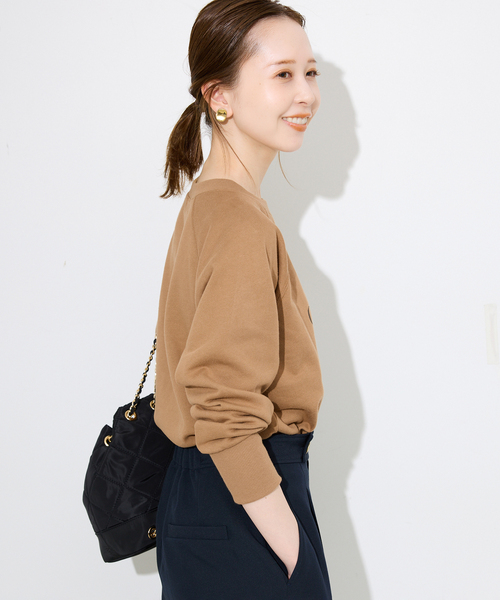 SLOBE IENA
P/NPタフタダウンベスト  ベージュ French wool畦ハーフジップニットワンピース | スローブ イエナ