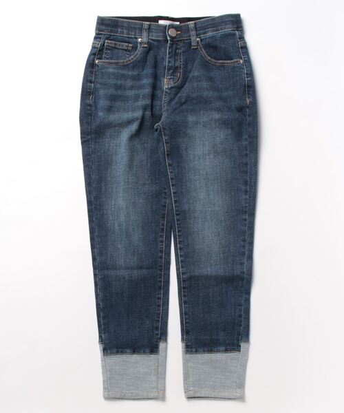 「DouDou」 スキニーデニムパンツ MEDIUM ブルー レディース_画像2
