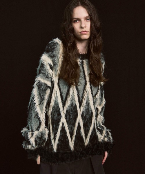 MAISON SPECIAL ニットセーター MAISON SPECIAL ニット セーター Splashed Pattern Knit Wear