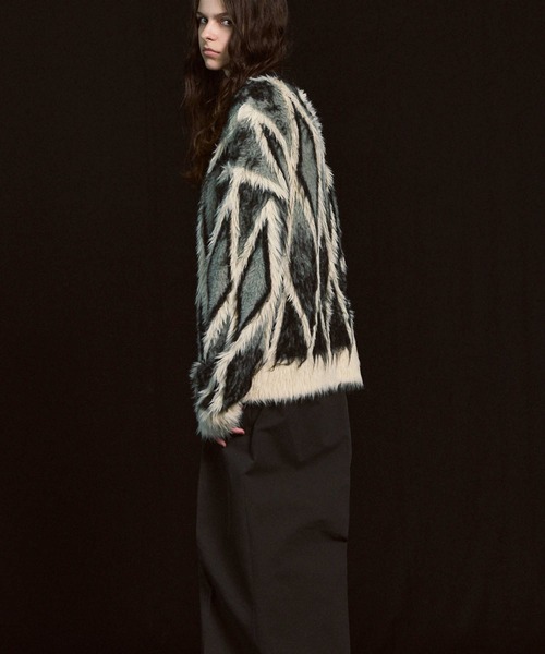 MAISON SPECIAL セーター ニット 「UNISEX」7G Shaggy Jacquard