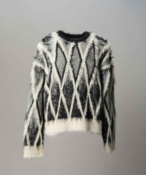 MAISON SPECIAL セーター ニット 「UNISEX」7G Shaggy Jacquard