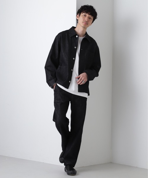 NANO universe（ナノ・ユニバース） デニムジャケット S ネイビー