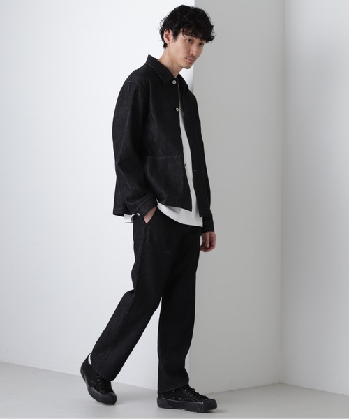 NANO universe（ナノ・ユニバース） デニムジャケット S ネイビー