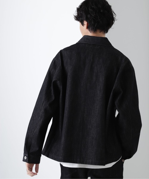 NANO universe（ナノ・ユニバース） デニムジャケット S ネイビー