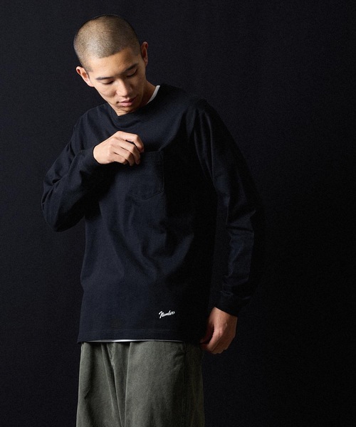 NUMBER (N)INE（ナンバーナイン） tシャツ BASIC HEM PRINTED POCKET L