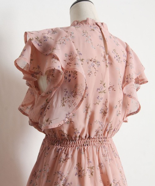 「tocco closet」 ノースリーブワンピース M グレイッシュブルー レディース_画像8