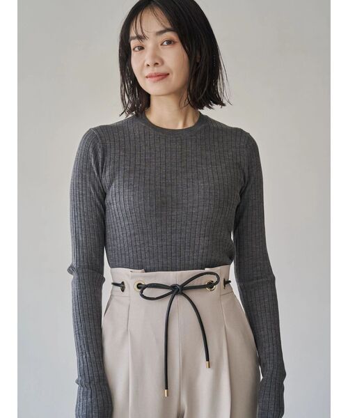 TONAL（トーナル） ニット セーター ロロピアーナウールリブニット