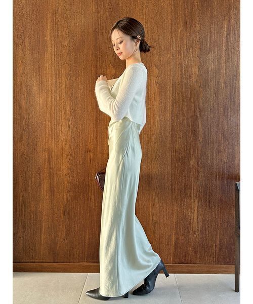 SNIDEL（スナイデル） ワンピース キャミワンピースモヘアカーディガン