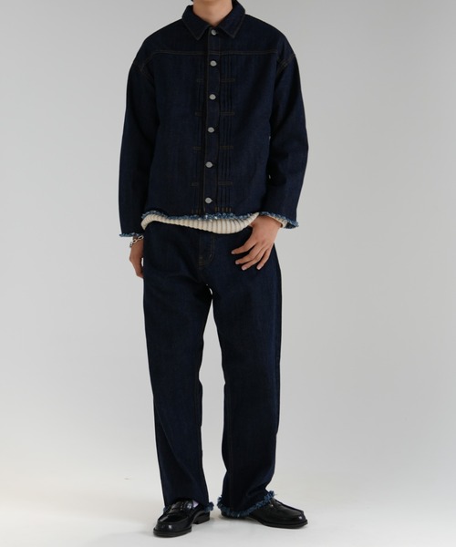 ENDRECHERI 「.ENDRECHERI.」 デニムパンツ M インディゴブルー メンズ