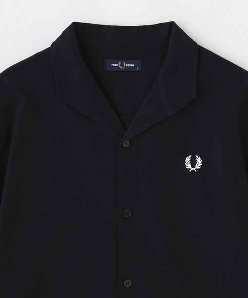 FRED PERRY メッシュポロシャツ L ブラック FRED PERRY（フレッドペリー） ポロシャツ FRED PERRY MESH BUTTON