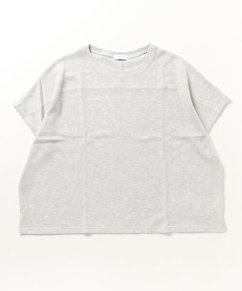 「SHIPS any」 半袖カットソー ONE SIZE ライトグレー レディース_画像2