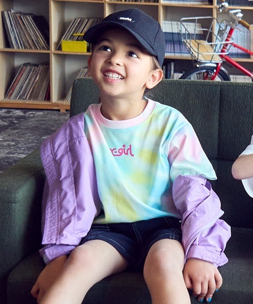 「X-girl Stages」 「KIDS」マウンテンパーカー 120cm ラベンダー キッズ_画像4