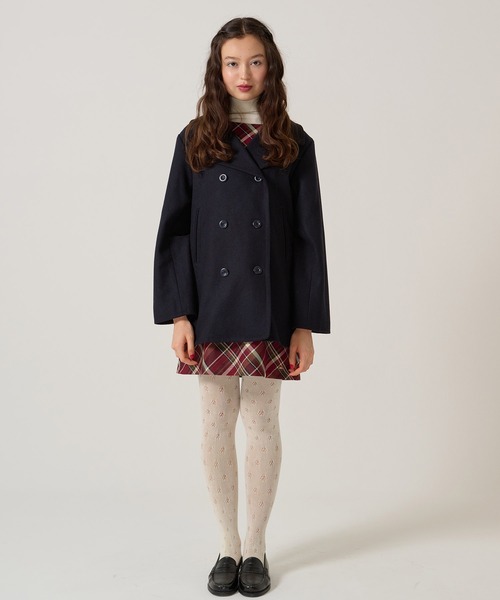 TINA：JOJUN（ティーナジョジュン） ピーコート pコート ハート刺繍