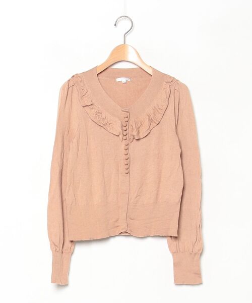 ゆう様✨トゥービーシック　ノーカラー　カーディガン　ニットジャケット　44 ゆう様✨トゥービーシック ノーカラー カーディガン ニットジャケット